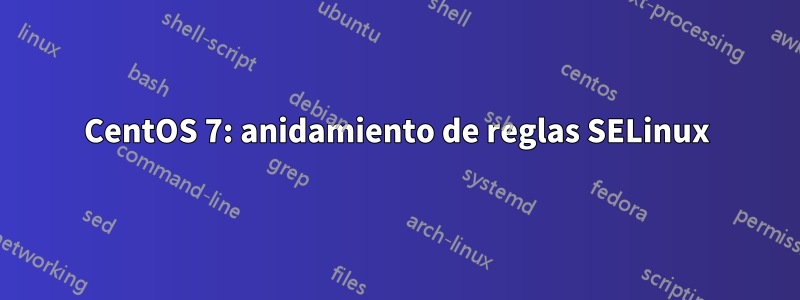 CentOS 7: anidamiento de reglas SELinux