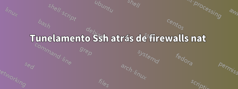 Tunelamento Ssh atrás de firewalls nat