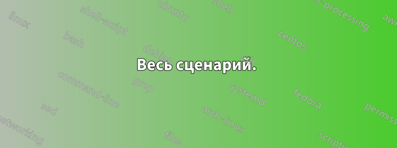 Весь сценарий.