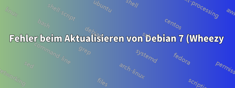 Fehler beim Aktualisieren von Debian 7 (Wheezy) auf 8 (Jessie), Plymouth 0.9.0-9 halb konfiguriert