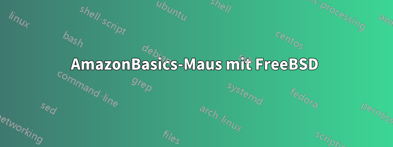 AmazonBasics-Maus mit FreeBSD
