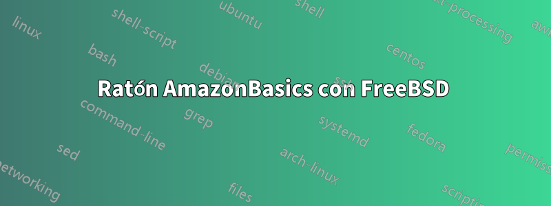 Ratón AmazonBasics con FreeBSD