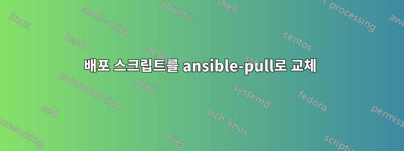 배포 스크립트를 ansible-pull로 교체