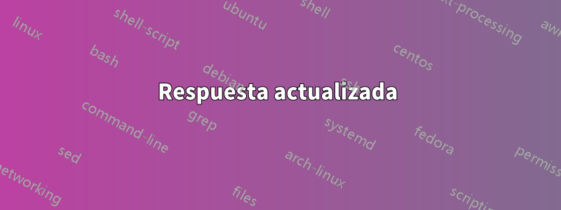 Respuesta actualizada