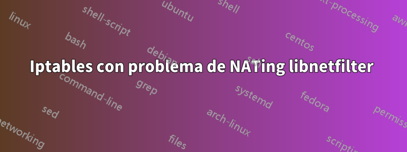 Iptables con problema de NATing libnetfilter