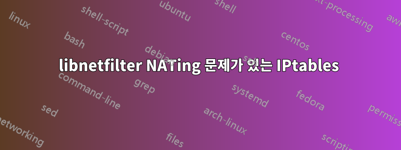 libnetfilter NATing 문제가 있는 IPtables