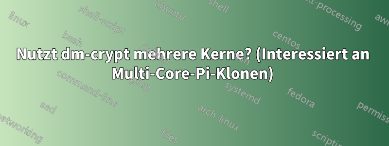 Nutzt dm-crypt mehrere Kerne? (Interessiert an Multi-Core-Pi-Klonen)