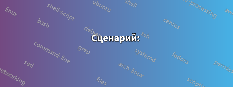 Сценарий: