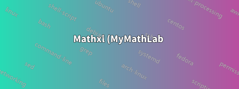 Mathxl (MyMathLab) 與 Debian