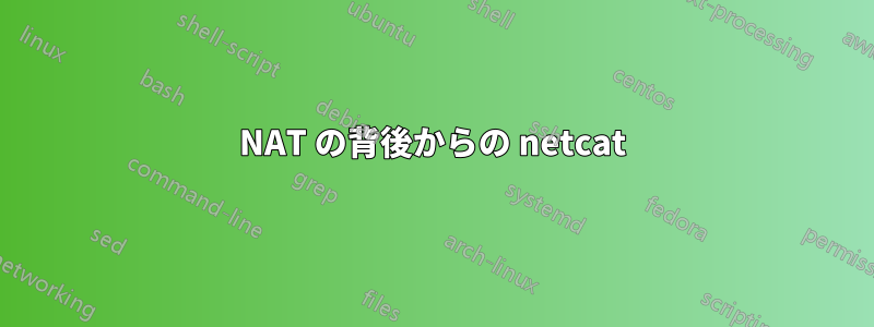 NAT の背後からの netcat