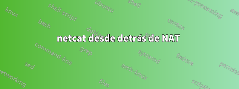 netcat desde detrás de NAT