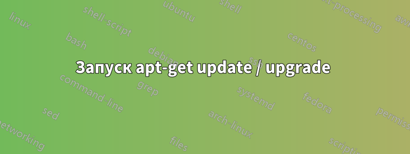 Запуск apt-get update / upgrade