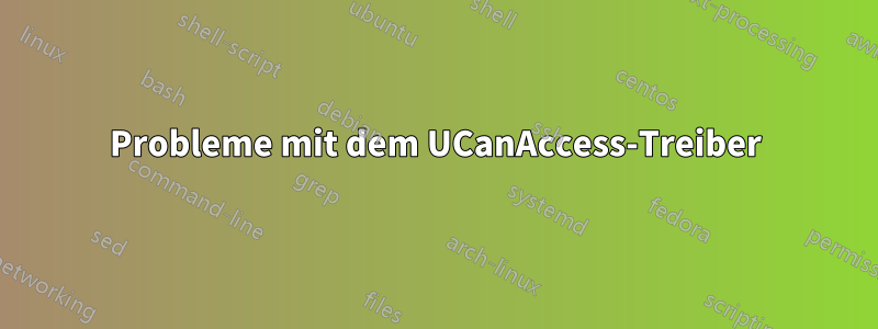 Probleme mit dem UCanAccess-Treiber