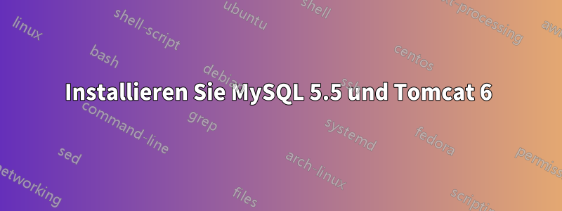 Installieren Sie MySQL 5.5 und Tomcat 6