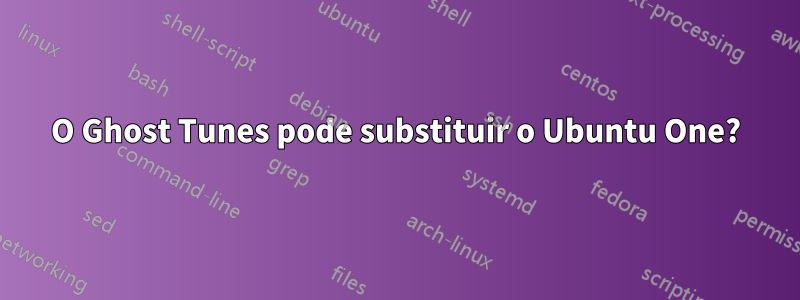 O Ghost Tunes pode substituir o Ubuntu One?