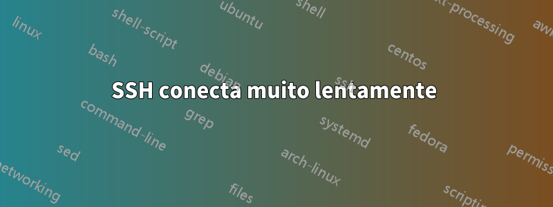 SSH conecta muito lentamente