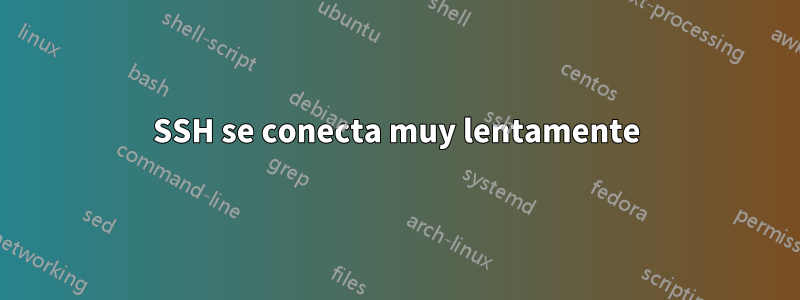 SSH se conecta muy lentamente