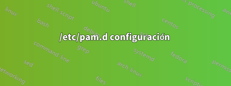 /etc/pam.d configuración