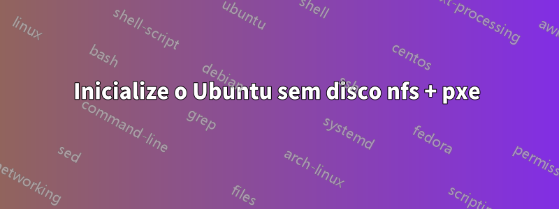 Inicialize o Ubuntu sem disco nfs + pxe