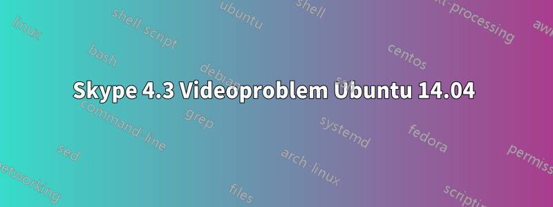 Skype 4.3 Videoproblem Ubuntu 14.04