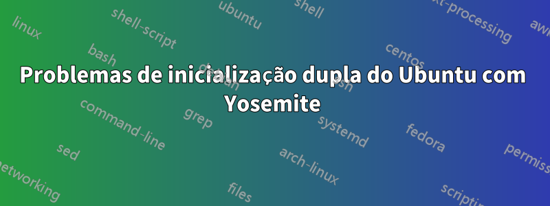 Problemas de inicialização dupla do Ubuntu com Yosemite