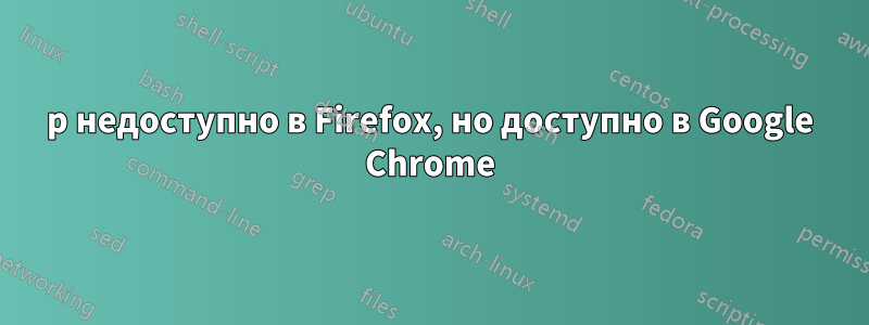 144p недоступно в Firefox, но доступно в Google Chrome