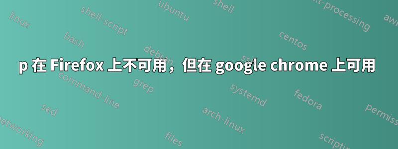 144p 在 Firefox 上不可用，但在 google chrome 上可用