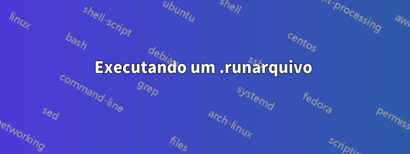 Executando um .runarquivo