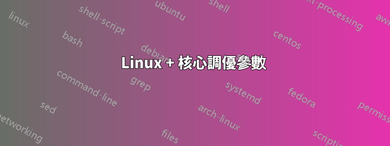 Linux + 核心調優參數