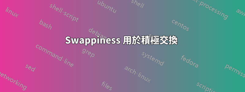 Swappiness 用於積極交換