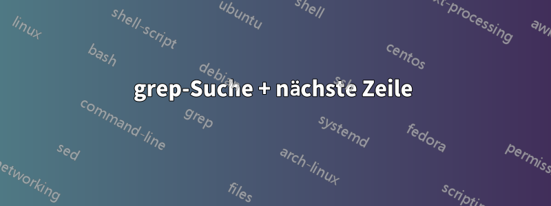 grep-Suche + nächste Zeile