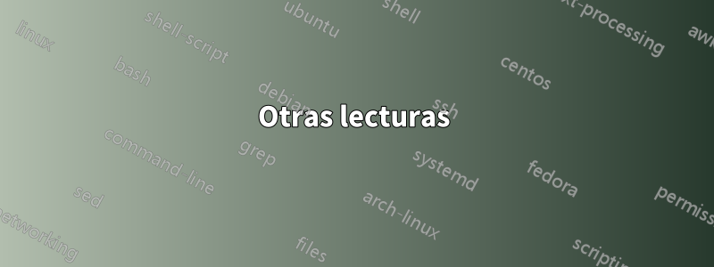 Otras lecturas