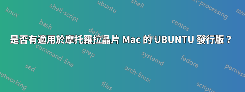 是否有適用於摩托羅拉晶片 Mac 的 UBUNTU 發行版？
