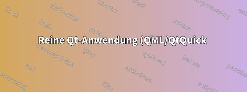 Reine Qt-Anwendung (QML/QtQuick) auf Ubuntu Phone?