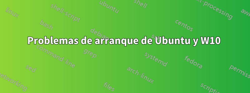 Problemas de arranque de Ubuntu y W10