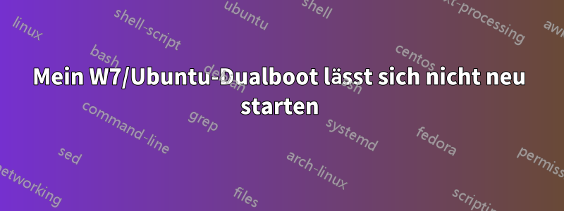 Mein W7/Ubuntu-Dualboot lässt sich nicht neu starten