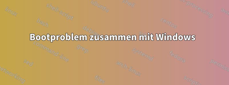 Bootproblem zusammen mit Windows 