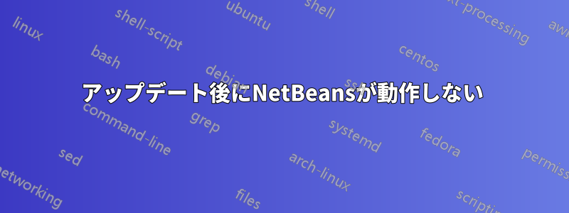 アップデート後にNetBeansが動作しない
