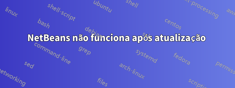 NetBeans não funciona após atualização