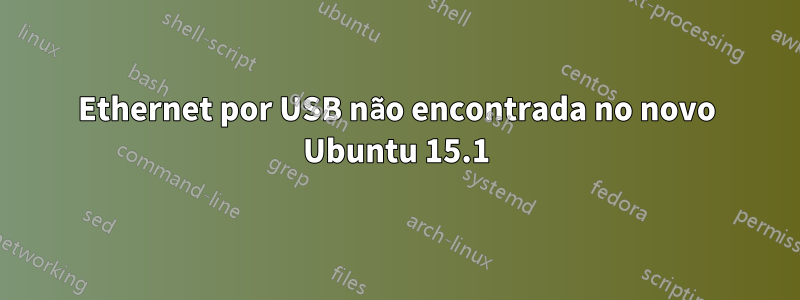 Ethernet por USB não encontrada no novo Ubuntu 15.1