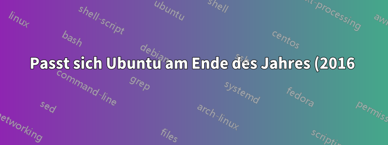 Passt sich Ubuntu am Ende des Jahres (2016) automatisch an die Schaltsekunde an?