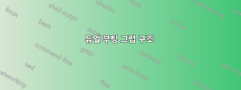 듀얼 부팅 그럽 구조