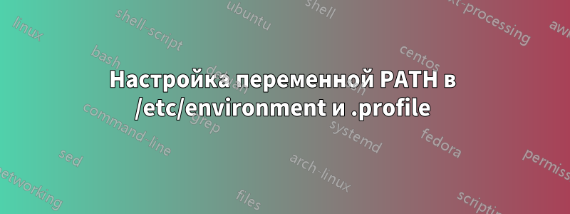 Настройка переменной PATH в /etc/environment и .profile