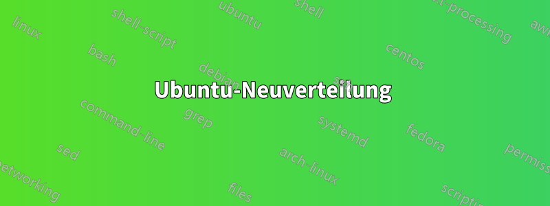 Ubuntu-Neuverteilung