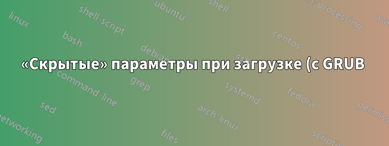 «Скрытые» параметры при загрузке (с GRUB)?