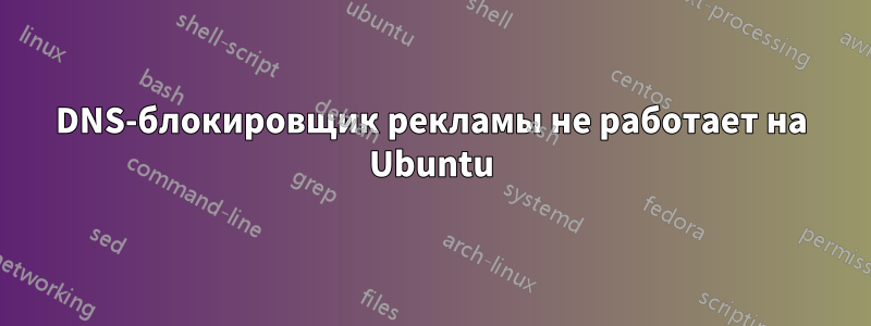 DNS-блокировщик рекламы не работает на Ubuntu