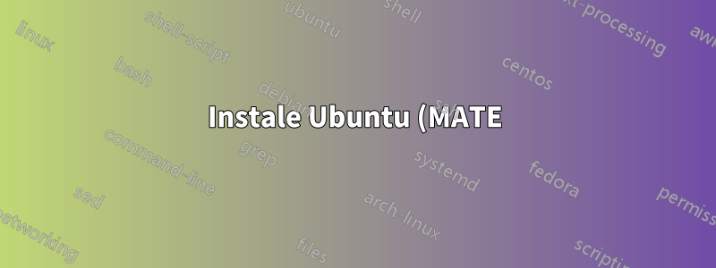 Instale Ubuntu (MATE) junto con Windows preinstalado que se instaló con la configuración RAID