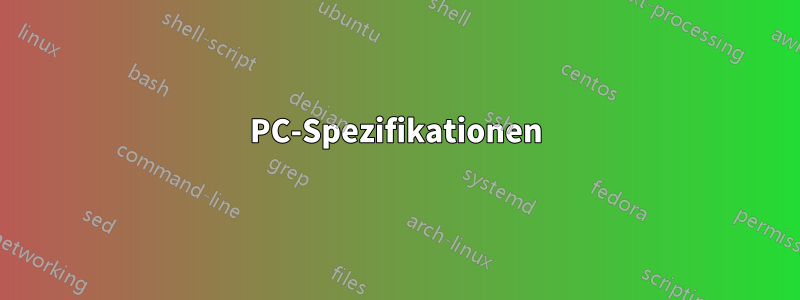 PC-Spezifikationen