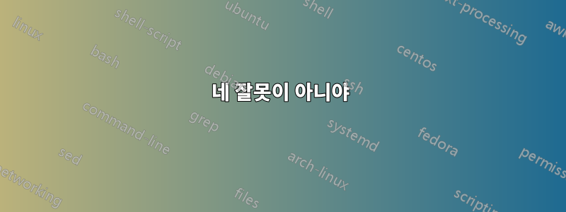 네 잘못이 아니야