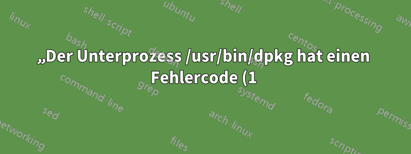 „Der Unterprozess /usr/bin/dpkg hat einen Fehlercode (1) zurückgegeben“ beim Versuch, nginx zu installieren
